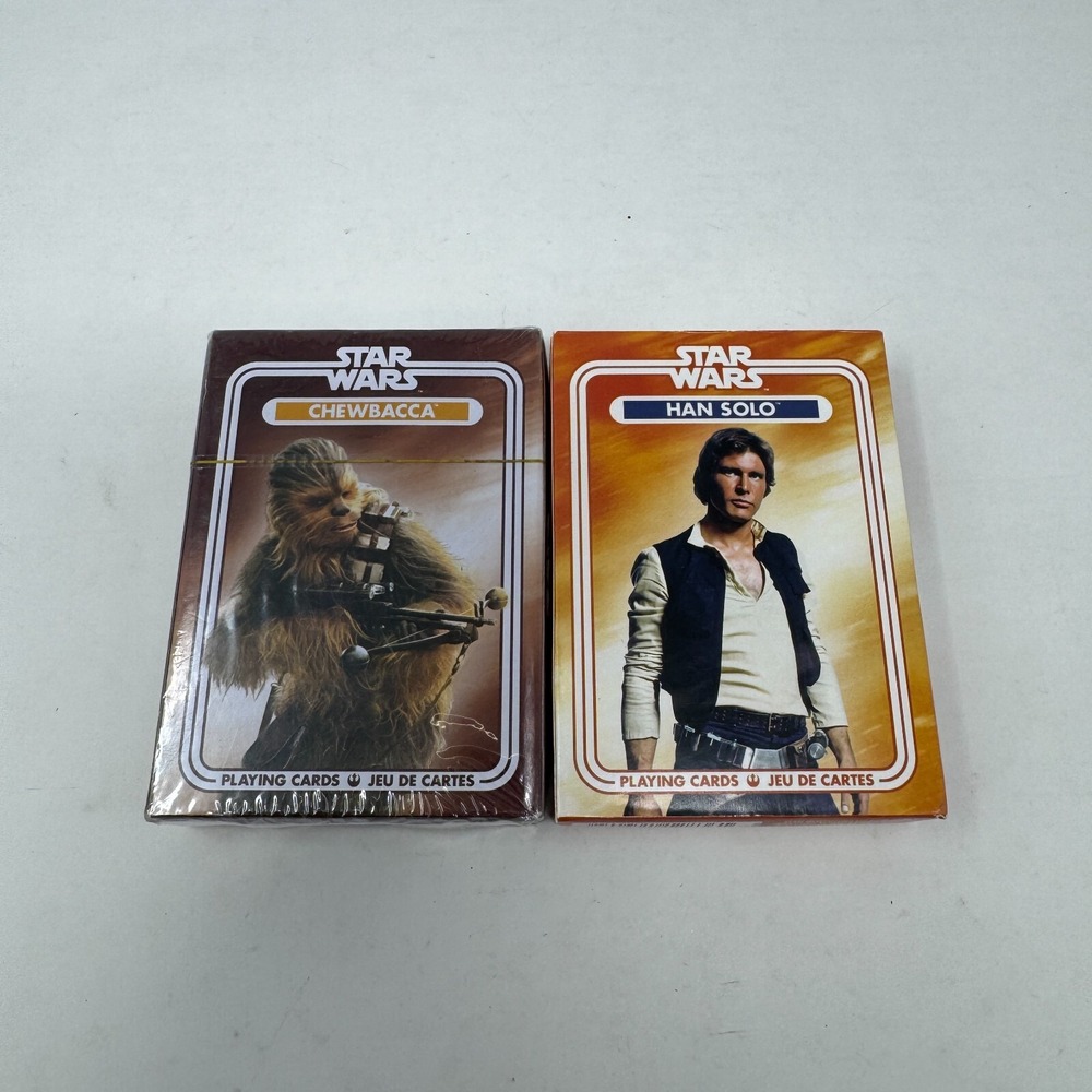Chewbacca and Han Solo Playing‎ Cards Disney Star Wars Card Deck New and Used